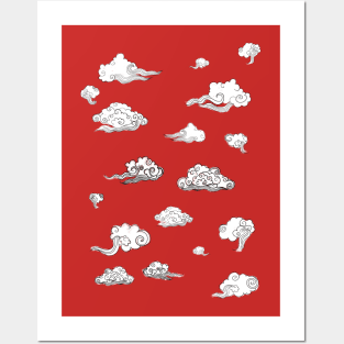 Clouds of oriental mythology Posters and Art